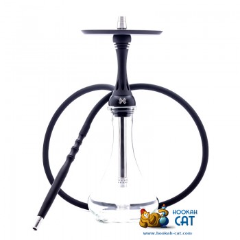 Кальян Alpha Hookah Model X Black Matte (Альфа Хука Модель Х Черный Матовый) - фото 1